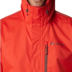JAQUETA MASCULINA ANORAK HIKEBOUND CORTA VENTO VERMELHO WM6848-839 COLUMBIA - Terratop Aventura