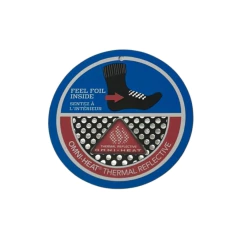 MEIA UNISSEX TÉRMICA LÃ MERINO OMNI HEAT HIKING CREW CINZA CHARCOAL RCL704SCPGY11PR COLUMBIA - Terratop Aventura