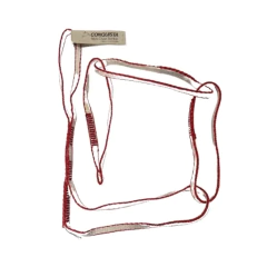 FITA DE AUTOSSEGURANCA MULTI CHAIN BOMBER DYNEEMA 10MM X 120CM VERMELHA CONQUISTA