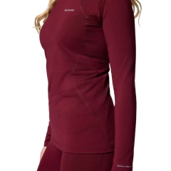BLUSA FEMININA SEGUNDA PELE MIDWEIGHT STRETCH LONG SLEEVE TOP BORDÔ AL6763-624 COLUMBIA na internet
