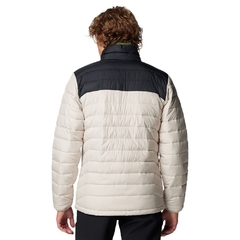 JAQUETA MASCULINA POWDER LITE II SEM CAPUZ BEGE E PRETO WO7155-278 COLUMBIA - loja online
