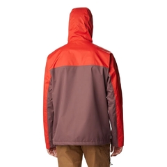 JAQUETA MASCULINA ANORAK HIKEBOUND CORTA VENTO VERMELHO WM6848-839 COLUMBIA - loja online