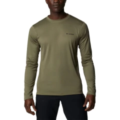 CAMISETA MASCULINA MANGA LONGA DRY FPS 30 ZERO RULES VERDE POLAR AM6083-397 COLUMBIA