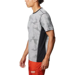 CAMISETA MASCULINA MANGA CURTA DRY FPS 50 OMNI-FREEZE ZERO SOLAR CHILL PRETO AM0188-010 COLUMBIA - comprar online