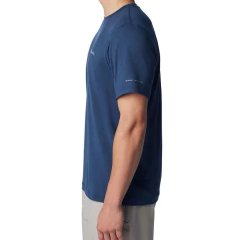 CAMISETA MASCULINA MANGA CURTA DRY FPS 50 TECH TRAIL CREW NECK II AZUL AO5545-464 COLUMBIA - comprar online