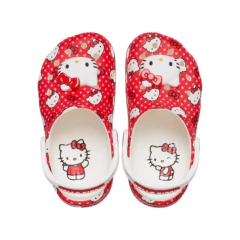 SANDÁLIA INFANTIL CLASSIC CLOG T HELLO KITTY VERMELHO 21057790H CROCS na internet