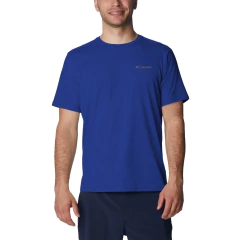CAMISETA MASCULINA MANGA CURTA DRY FPS 50 NEBLINA AZUL MOUNTAIN 320424433 COLUMBIA