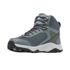 BOTA MASCULINA IMPERMEÁVEL WATERPROF TRAILSTORM ASCEND MID CINZA E VERDE BM1169-053 COLUMBIA - comprar online