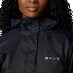 JAQUETA FEMININA ARCADIA II CORTA VENTO PRETO RL2436-011 COLUMBIA - comprar online