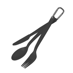 TALHERES CAMP CUTLERY CINZA C/ 3 PEÇAS SEA TO SUMMIT