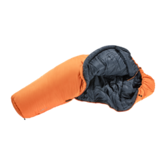 SACO DE DORMIR ORBIT -5C REGULAR 1C-5C-23C NEW LARANJA/AZUL DEUTER - Terratop Aventura