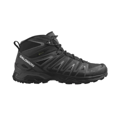 BOTA MASCULINA IMPERMEÁVEL GORETEX X ULTRA PIONEER MID PRETO E CINZA 471703 SALOMON - comprar online