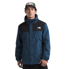 JAQUETA MASCULINA ANTORA CORTA VENTO AZUL E PRETO NF0A7QEYMPF THE NORTH FACE