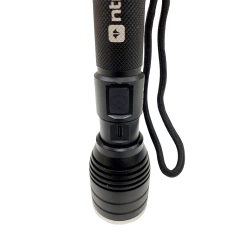 LANTERNA RECARREGAVEL USB 1000 LÚMENS KRIPTON PRETA NAUTIKA - loja online