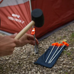 ESTACAS DE AÇO 25CM HEAVY DUTY NAIL PEGS 4 PEÇAS COGHLANS - comprar online