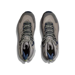 BOTA MASCULINA IMPERMEÁVEL GORETEX KAHA 2 GTX CINZA E AZUL MARINHO 1123155FADS HOKA na internet
