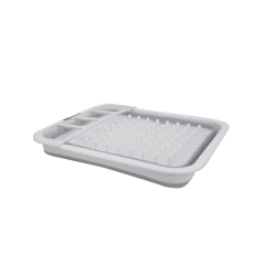 ESCORREDOR DOBRÁVEL WASH BRANCO E CINZA NAUTIKA - comprar online