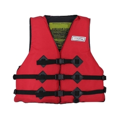 COLETE HOMOLOGADO 25/35KG VERMELHO ATLANTICO NAUTIKA