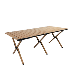 MESA DOBRÁVEL DE AÇO FRADE 1,20X0,60M BEGE NAUTIKA
