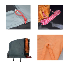 BARRACA HIMALAYA 2/3P LARANJA AZTEQ - loja online