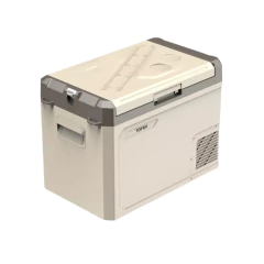 GELADEIRA AUTOMOTIVA PORTATIL 37L 12V / 24V / 110V / 220V TOP40 MARROM TOP RV