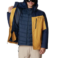 JAQUETA MASCULINA ANORAK INTERCHANGE WHIRLIBIRD IV AMARELO E AZUL WM1155-756 COLUMBIA - comprar online