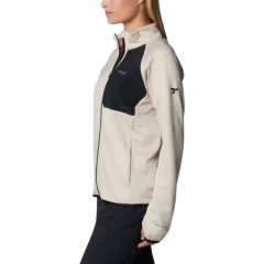 JAQUETA FEMININA FLEECE TRIPLE CANYON TITANIUM FULL ZIP BEGE E PRETO AK9835-278 COLUMBIA na internet