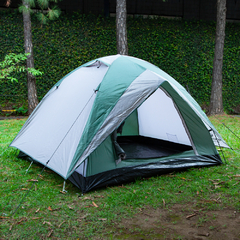 BARRACA VENUS ULTRA 4P CINZA E VERDE GUEPARDO - comprar online
