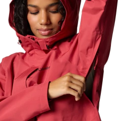 JAQUETA FEMININA IMPERMEÁVEL EARTH EXPLORER II SHELL VERMELHO WL3766-602 COLUMBIA na internet