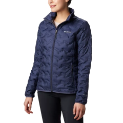 JAQUETA FEMININA DELTA RIDGE DOWN SEM CAPUZ AZUL MONSOON BLUE WK0259-466 COLUMBIA