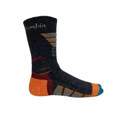 MEIA UNISSEX TÉRMICA LÃ MERINO OMNI HEAT HIKING CREW CINZA CHARCOAL RCL704SCPGY11PR COLUMBIA - comprar online