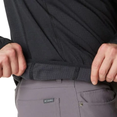 BLUSÃO MASCULINO FLEECE TRIPLE CANYON 1/2 ZIP PRETO EX0246-010 COLUMBIA na internet