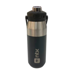 GARRAFA TÉRMICA INOX 750ML ISOMAX PRETO NAUTIKA