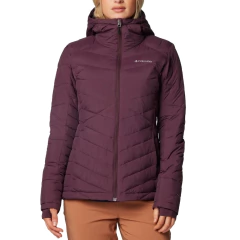 JAQUETA FEMININA JOY PEAK II COM CAPUZ VINHO WK7505-607 COLUMBIA