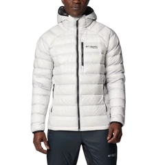 JAQUETA MASCULINA ARCTIC CREST TITANIUM DOWN COM CAPUZ CINZA CLARO WO8937-043 COLUMBIA