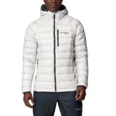 JAQUETA MASCULINA ARCTIC CREST TITANIUM DOWN COM CAPUZ CINZA CLARO WO8937-043 COLUMBIA