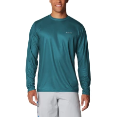 CAMISETA MASCULINA MANGA LONGA DRY FPS 50 NEBLINA BLUE RIVER 320423364 COLUMBIA