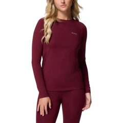 BLUSA FEMININA SEGUNDA PELE MIDWEIGHT STRETCH LONG SLEEVE TOP BORDÔ AL6763-624 COLUMBIA