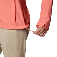 JAQUETA FEMININA SWITCHBACK IV CORTA VENTO CORAL ALPENGLOW WL5776-685 COLUMBIA - loja online