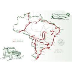 LIVRO BRASIL POR TERRA CHALLENGING YOUR DREAMS - comprar online