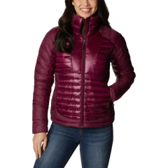 JAQUETA FEMININA LABYRINTH LOOP INFINITY SEM CAPUZ ROXO MARIONBERRY WK2022-616 COLUMBIA