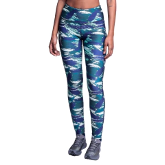 CALÇA FEMININA LEGGING GRAPHIC 25 VERDE PRINT S36787 SALOMON