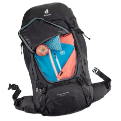 MOCHILA FUTURA AIR TREK 55+10L SL NEW PRETA DEUTER - comprar online