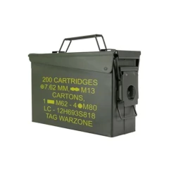 CAIXA DE METAL AMMO BOX 30 NAUTIKA