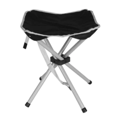 BANQUETA DOBRAVEL DE AÇO/POLIÉSTER STOOL PRETO NAUTIKA