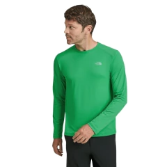 CAMISETA MASCULINA MANGA LONGA DRY FPU 50 HYPER TEE CREW VERDE A002NPO8 THE NORTH FACE