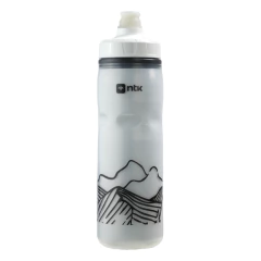 GARRAFA SQUEEZE 600ML ISOBIKE BRANCO NAUTIKA