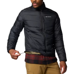 JAQUETA MASCULINA LABYRINTH LOOP II SEM CAPUZ PRETO WO1416-010 COLUMBIA - loja online