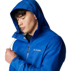 JAQUETA MASCULINA ANORAK EVAPOURATION II CORTA VENTO AZUL WM8514-433 COLUMBIA - Terratop Aventura