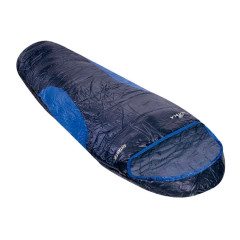 SACO DE DORMIR ANTARTIK REGULAR +3C-7C PRETO/AZUL NAUTIKA